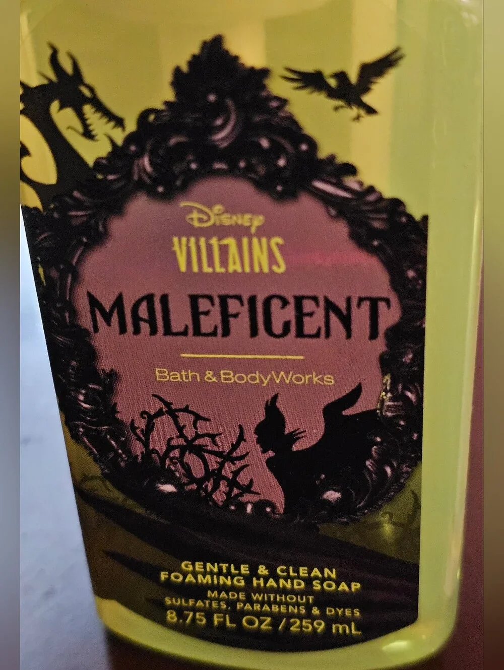 Bath & Body Works Disney Villains Maleficent Gentle Clean Foaming Hand Soap NWT